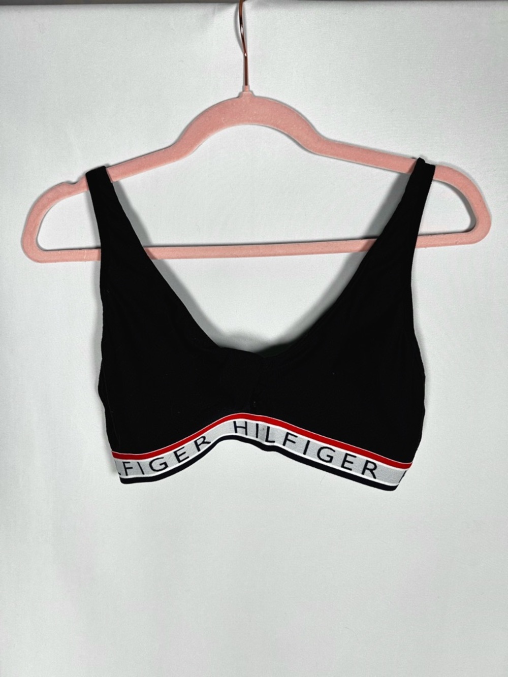 Tommy Hilfiger Twist Front Logo Bralette